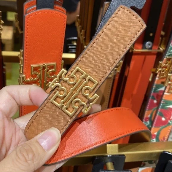 Tory Burch Britten Signature T Logo 1.5 “ Length Leather Reversible Belt $_57.JPG?set_id=8800005007 main image 3